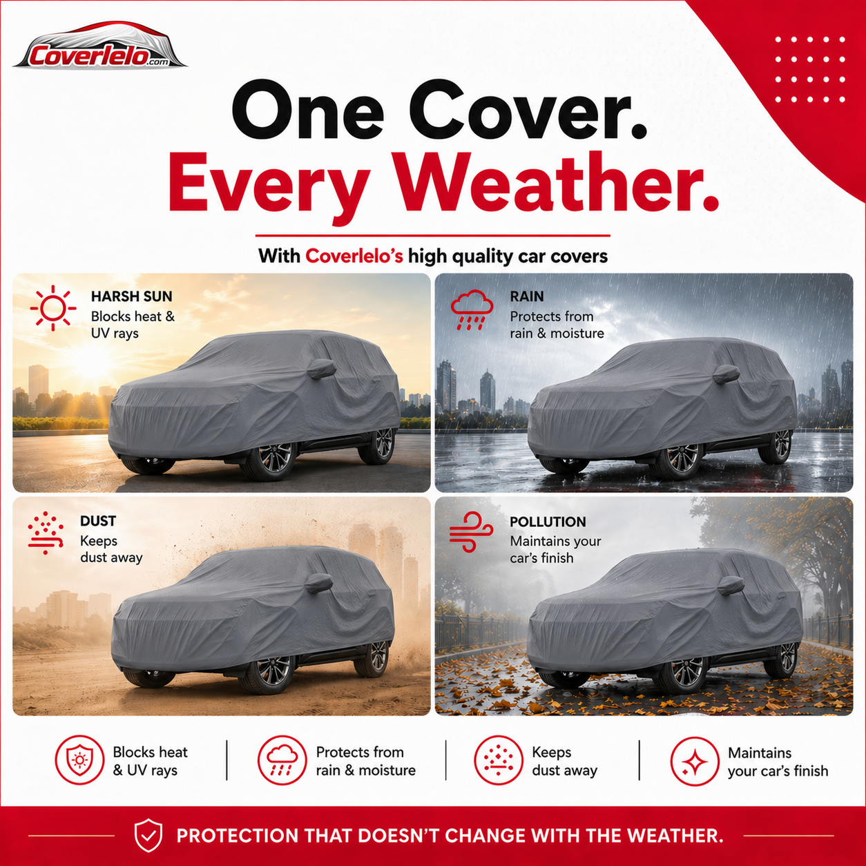 One Car cover for every weather